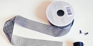 Thắt lưng nơ lấp lánh dễ làm từ ruy băng - 1