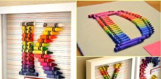 Những ứng dụng hay ho trang trí nhà từ bút sáp màu