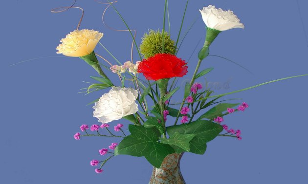 Đón Tết rộn ràng với cách làm hoa cẩm chướng bằng vải voan