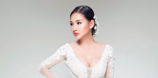 Ngắm trọn vẹn bộ ảnh làm mẫu áo cưới của vợ Duy Nhân