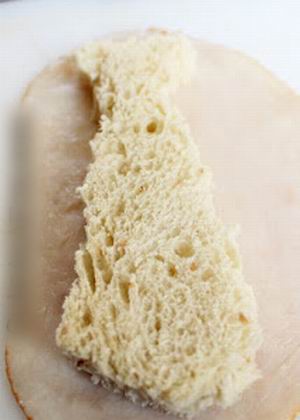 Bánh mì cà vạt dành tặng papa nhân Ngày của Cha