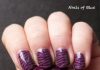 24 mẫu nail màu tím đẹp mê