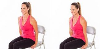 6 động tác thể dục với ghế