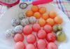 Chè hoa quả viên bi tròn xinh hấp dẫn