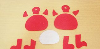 Cách làm móc khóa đôi thiên thần - ác quỷ mặt ngố