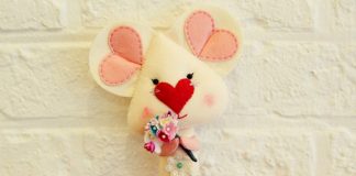 Tự làm cặp đôi thú bông dễ thương