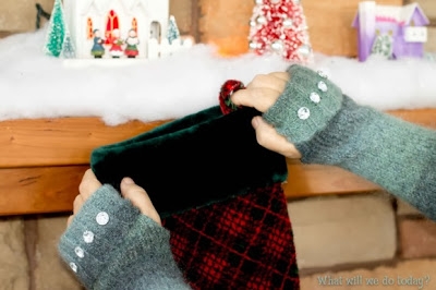 Làm bao tay len giữ ấm cho mùa đông
