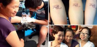 Bức ảnh gây sốt mạng xã hội: 3 mẹ còn cùng nhau đi xăm hình