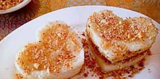 Cách làm cơm nắm muối vừng trái tim tặng người ấy