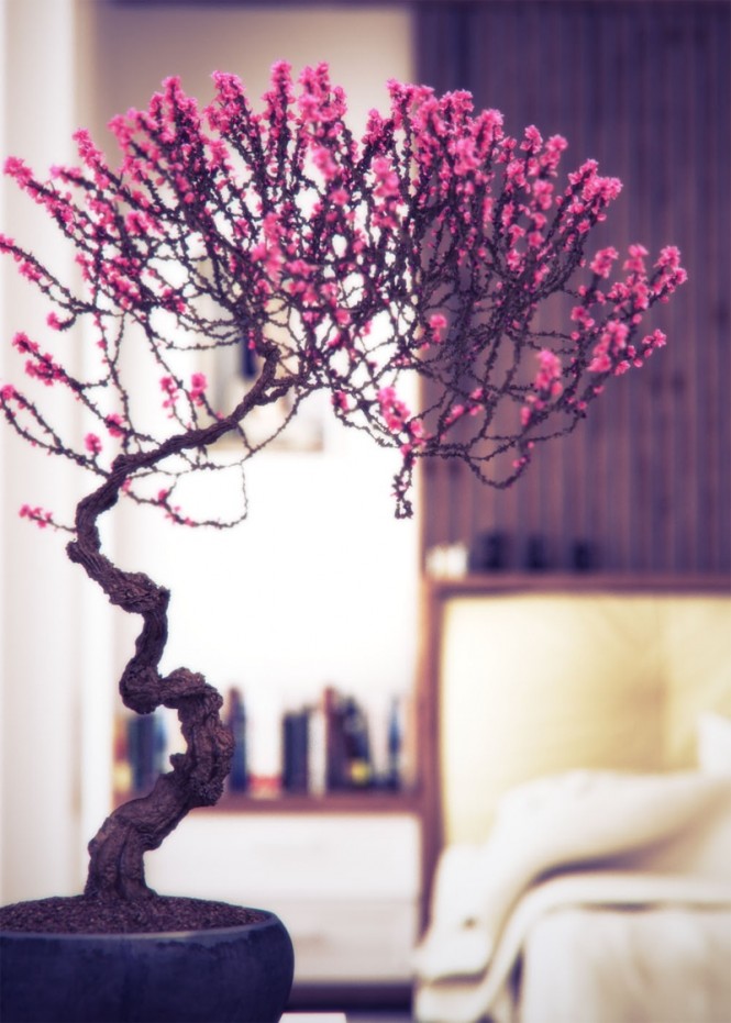 Bonsai trong trang trí nội thất