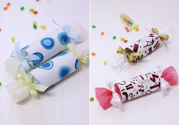 Cách gói quà đẹp hình chiếc kẹo ngọt