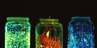 Cách làm bình dạ quang để trang trí cực đơn giản