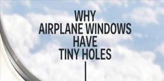 Tại sao trên cửa sổ máy bay luôn có lỗ nhỏ