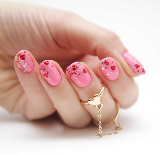 Chọn mẫu nail đẹp và độc cho ngày Valentine