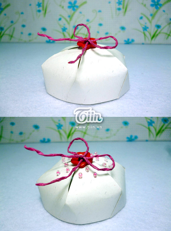 Cách làm hộp quà hình bánh cupcake