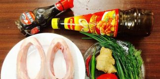 Cá hấp hành gừng bằng lò vi sóng làm nhanh ăn ngon