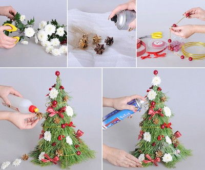 Mách bạn 3 cách làm cây thông Noel mini cực đơn giản - 11