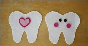 Làm gối handmade hình chiếc răng yêu chết đi được