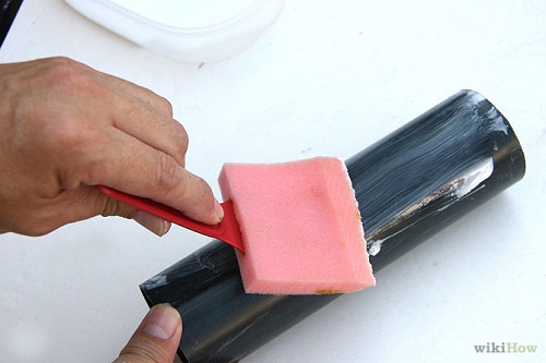Cách làm lọ hoa nhựa in ảnh từ ống nhựa PVC