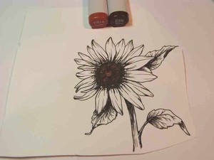 Cách làm thiệp 20/11 handmade hình hoa hướng dương