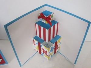 Làm thiệp 3D hình bánh sinh nhật tặng bạn