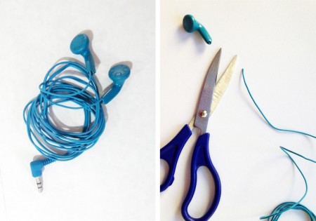 Cách làm vòng tay handmade từ dây tai nghe độc đáo