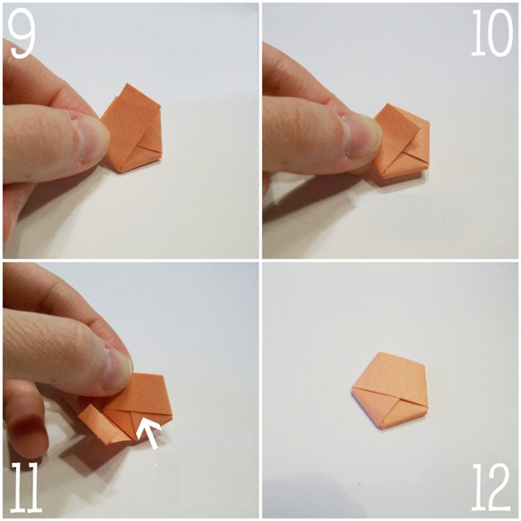 Làm khuyên tai ngôi sao theo phong cách Origami