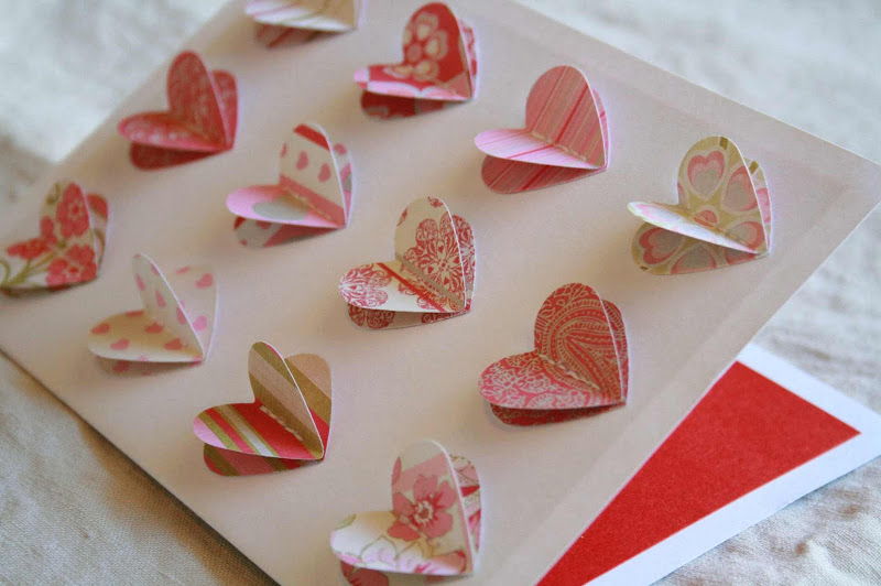 Cách làm thiệp 3D trái tim xinh yêu cho ngày Valentine