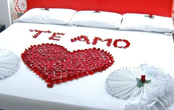 Ý tưởng trang trí giường cưới lãng mạn cho đêm tân hôn ngất ngây