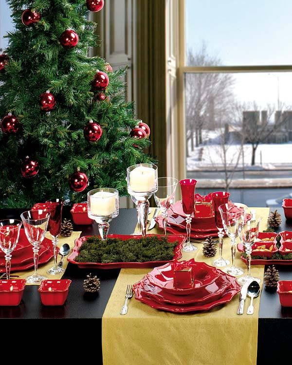 Ấn tượng với bàn ăn trong đêm Giáng sinh