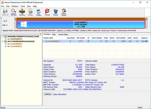 Eassos PartitionGuru v4.9.5.508 Professional Edition-P2P + Portable Eassos PartitionGuru v4.9.5.508 Professional Edition-P2P + Portable