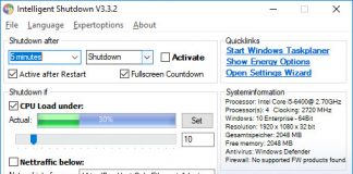 Intelligent Shutdown 3.3.2-P2P