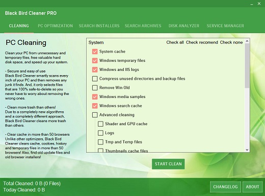 Black Bird Cleaner Pro v1.0.3.3 Multilingual-P2P