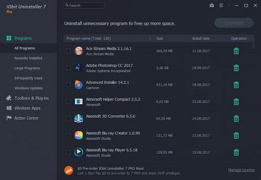 IObit Uninstaller Pro v7.1.0.17 Multilingual-P2P + Portable
