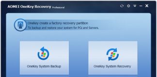 AOMEI OneKey Recovery Professional v1.6.1-P2P