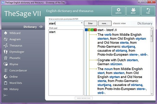 TheSage (English Dictionary and Thesaurus) Professional v7.18.2678-P2P + Portable TheSage (English Dictionary and Thesaurus) Professional v7.18.2678-P2P + Portable