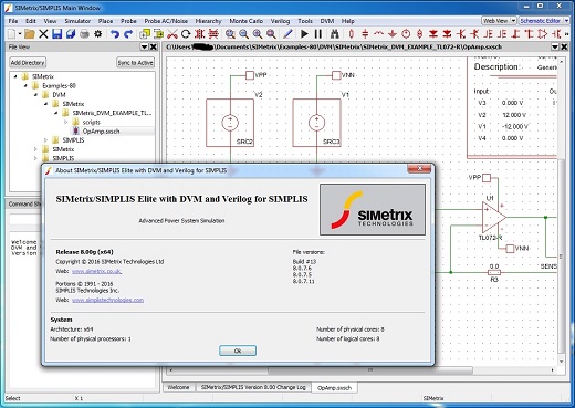 SIMetrix v8.00g-P2P SIMetrix v8.00g-P2P