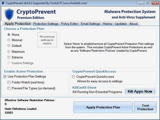 CryptoPrevent v8.0.4.3 Premium Edition-P2P CryptoPrevent v8.0.4.3 Premium Edition-P2P