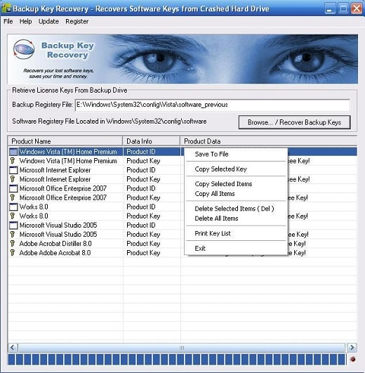 Nsasoft Backup Key Recovery v2.2.4.0-P2P