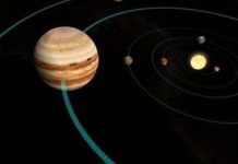 Sao Mộc, sao Kim và sao Hỏa xếp thẳng hàng trên bầu trời Sao Mộc, sao Kim và sao Hỏa xếp thẳng hàng trên bầu trời