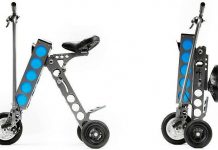 URB-E: Scooter chạy pin, có thể gấp lại được