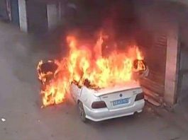 Cách xử lý khi gặp tình trạng ô tô bị cháy