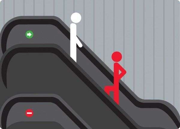 Cách đi thang cuốn an toàn