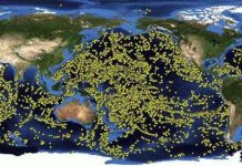 Phát hiện nhiều dãy núi dưới đáy biển