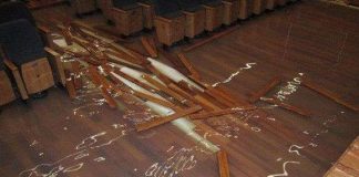 Cách xử lý sàn gỗ bị phồng do ngập nước mùa mưa bão