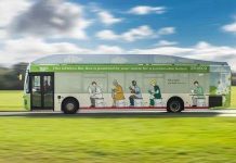 Xe buýt chạy bằng chất thải con người