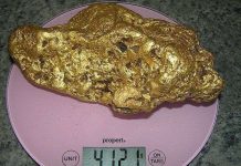 Người đàn ông Australia đào được khối vàng 4kg