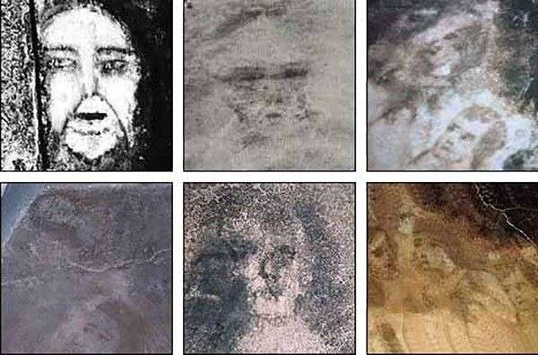 Khuôn mặt “ma quái” biết ẩn hiện trên sàn nhà