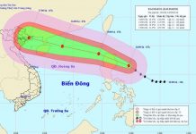 Bão Kalmaegi tăng tốc, tiến nhanh vào Biển Đông