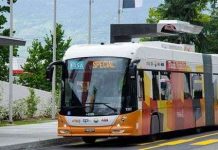 Hệ thống xe buýt sạc điện cực nhanh